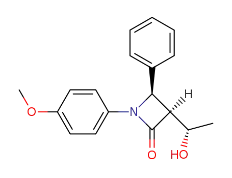 (3S,4R)-3-((S)-1-Hydroxy-ethyl)-1-(4-methoxy-phenyl)-4-phenyl-azetidin-2-one