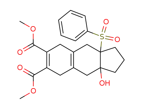 3a-Benzenesulfonyl-9a-hydroxy-2,3,3a,4,5,8,9,9a-octahydro-1H-cyclopenta[b]naphthalene-6,7-dicarboxylic acid dimethyl ester