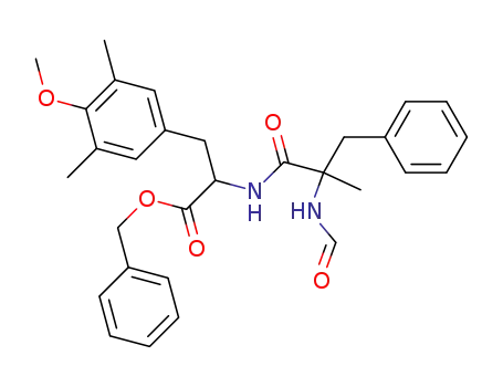 N-<N-Formyl-α-methyl-phenylalanyl>-3,5-dimethyl-4-methoxy-phenylalanin-benzylester