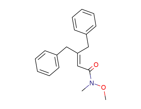 N-Methoxy-N-methyl-4-phenyl-3-(phenylmethyl)-2-butenamide