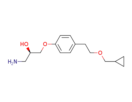 2-Propanol, 1-amino-3-[4-[2-(cyclopropylmethoxy)ethyl]phenoxy]-, (R)-