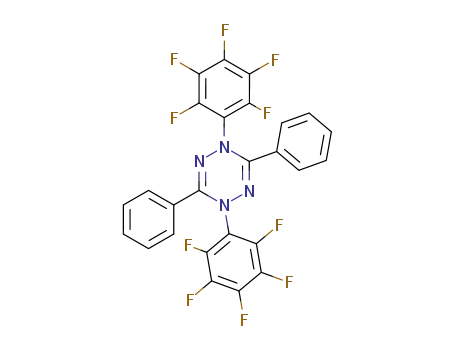 Molecular Structure of 76071-78-8 (1,2,4,5-Tetrazine, 1,4-dihydro-1,4-bis(pentafluorophenyl)-3,6-diphenyl-)