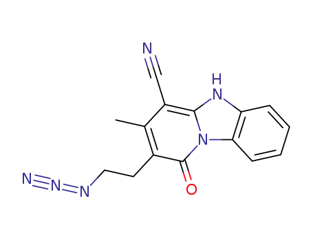 2-(2-azidoethyl)-3-methyl-1-oxo-1H,5H-pyrido<1,2-a>benzimidazole-4-carbonitrile