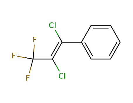 Molecular Structure of 103826-31-9 (Benzene, (1,2-dichloro-3,3,3-trifluoro-1-propenyl)-, (E)-)