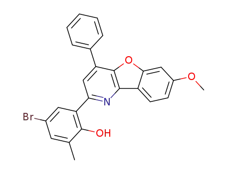 4-Bromo-2-(7-methoxy-4-phenyl-benzo[4,5]furo[3,2-b]pyridin-2-yl)-6-methyl-phenol