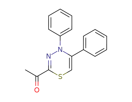 2-acetyl-4,5-diphenyl-4H-1,3,4-thiadiazine