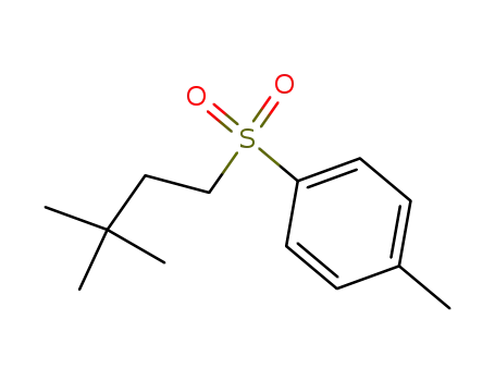 Molecular Structure of 19519-68-7 (3,3-dimethyl-1-(p-tolylsulfinyl)-butane)