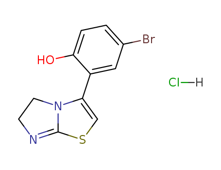 4-BROMO-2-(4-THIA-1,6-DIAZABICYCLO[3.3.0]OCTA-2,5-DIEN-2-YL)PHENOL HYD ROCHLORIDECAS