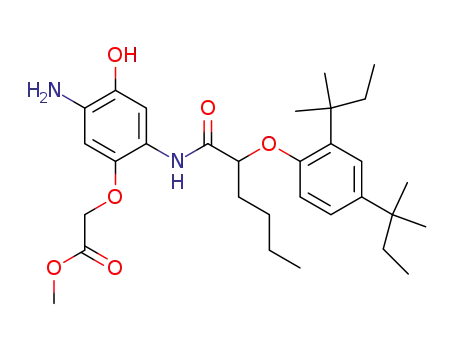[5-Amino-2-[2-(2,4-di-tert-pentylphenoxy)hexanoylamino]-4-hydroxyphenoxy]acetic acid methyl ester