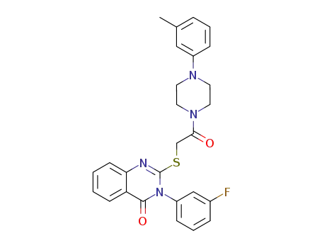 3-(3-fluorophenyl)-2-({2-[4-(3-methylphenyl)piperazin-1-yl]-2-oxoethyl}sulfanyl)quinazolin-4(3H)-one