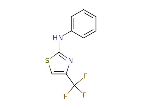N-phenyl-4-(trifluoromethyl)-1,3-thiazol-2-amine