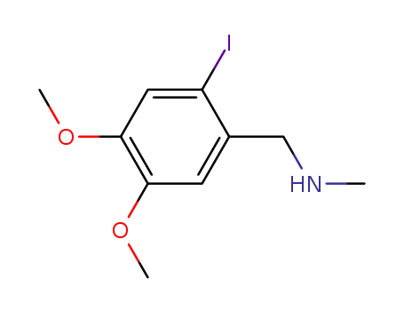 4,5-dimethoxy-2-iodo-N-methylbenzylamine