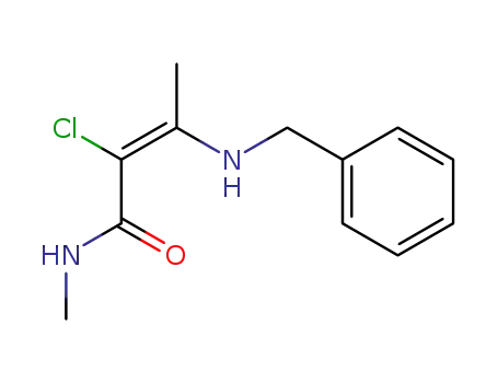 (E)-3-Benzylamino-2-chloro-but-2-enoic acid methylamide