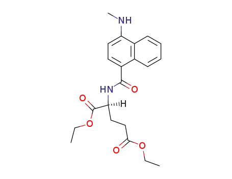 diethyl N-<4-(methylamino)-1-naphthoyl>-L-glutamate