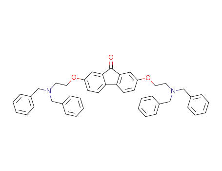 Molecular Structure of 53197-73-2 (2,7-Bis-(2-dibenzylamino-ethoxy)-fluoren-9-one)