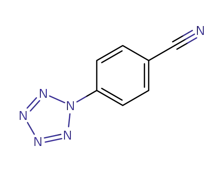 Molecular Structure of 32785-47-0 (Benzonitrile, 4-(1H-pentazol-1-yl)-)