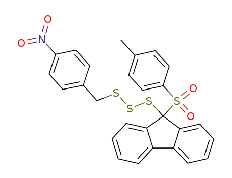 p-nitrobenzyl 9-(p-tolylsulfonyl)-9-fluorenyl trisulfide