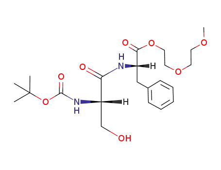 (S)-2-((S)-2-tert-Butoxycarbonylamino-3-hydroxy-propionylamino)-3-phenyl-propionic acid 2-(2-methoxy-ethoxy)-ethyl ester