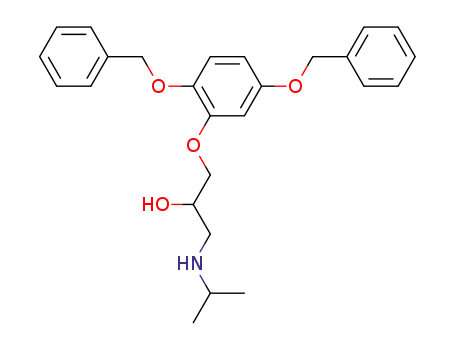 1-(2,5-Dibenzyloxyphenoxy)-3-isopropylamino-2-propanol