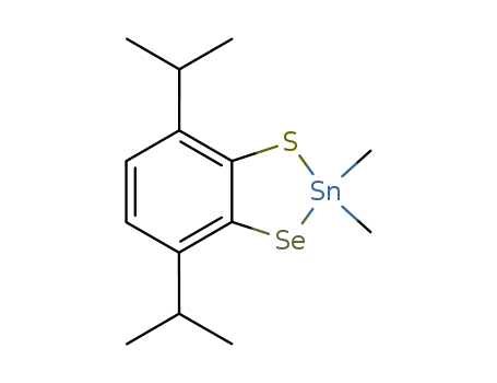 1,3,2-Benzothiaselenastannole, 2,2-dimethyl-4,7-bis(1-methylethyl)- CAS No  157768-69-9