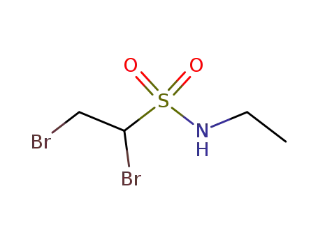 Molecular Structure of 87975-62-0 (Ethanesulfonamide, 1,2-dibromo-N-ethyl-)
