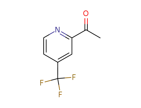 Molecular Structure of 145947-94-0 (1-[4-(TRIFLUOROMETHYL)PYRIDIN-2-YL]ETHANONE)