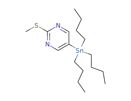 2-Methylthio-5-(tributylstannyl)pyrimidine