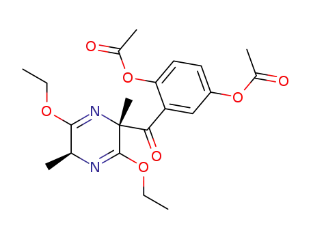 (3S,6S)-3-(2,5-diacetoxybenzoyl)-2,5-diethoxy-3,6-dihydro-3,6-dimethylpyrazine