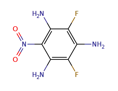 Molecular Structure of 830-51-3 (2,4-Difluor-6-nitro-1,3,5-triamino-benzol)