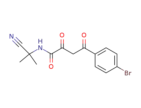 4-(4-Bromo-phenyl)-N-(cyano-dimethyl-methyl)-2,4-dioxo-butyramide