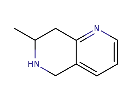 Molecular Structure of 83082-05-7 (1,6-Naphthyridine, 5,6,7,8-tetrahydro-7-methyl-)