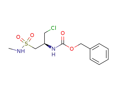 N-methyl-3-chloro-2-<(benzyloxycarbonyl)amino>-1-propanesulfonamide