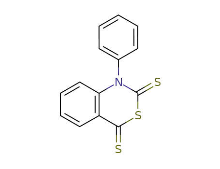 Molecular Structure of 56043-02-8 (2H-3,1-Benzothiazine-2,4(1H)-dithione, 1-phenyl-)