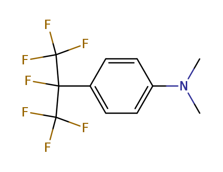 Benzenamine, N,N-dimethyl-4-[1,2,2,2-tetrafluoro-1-(trifluoromethyl)ethyl]-