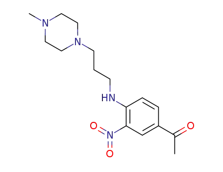 1-{4-[3-(4-Methyl-piperazin-1-yl)-propylamino]-3-nitro-phenyl}-ethanone