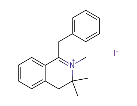 1-Benzyl-2,3,3-trimethyl-3,4-dihydro-isoquinolinium; iodide