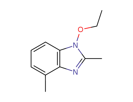 Molecular Structure of 161958-72-1 (1H-Benzimidazole,1-ethoxy-2,4-dimethyl-(9CI))