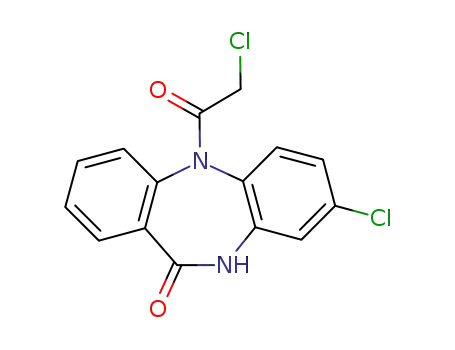 8-chloro-5-chloroacetyl-5,10-dihydro-dibenzo[<i>b</i>,<i>e</i>][1,4]diazepin-11-one