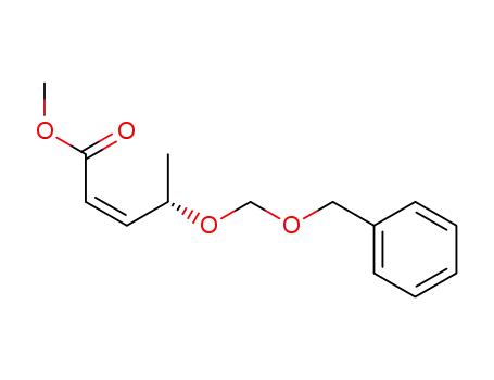 (Z)-(4S)-4-benzyloxymethoxypent-2-enoic acid methyl ester