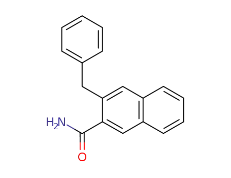 3-Benzyl-naphthalin-carbonsaeure-<sup>(2)</sup>-amid