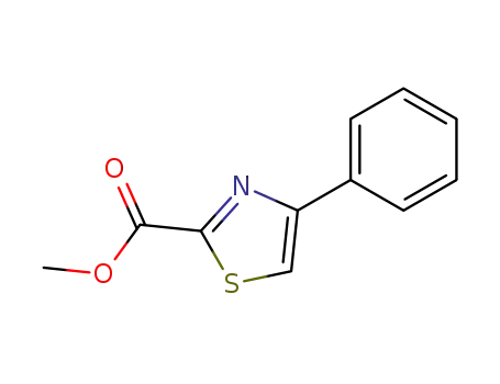 Molecular Structure of 79247-92-0 (4-PHENYL-THIAZOLE-2-CARBOXYLIC ACID ETHYL ESTER)
