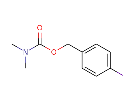 Molecular Structure of 84640-34-6 (Carbamic acid, dimethyl-, (4-iodophenyl)methyl ester)