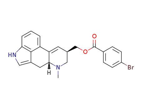 Molecular Structure of 85893-14-7 (O-4-Brombenzoyl-lysergol)