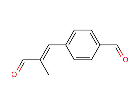 4-((E)-2-Methyl-3-oxo-propenyl)-benzaldehyde