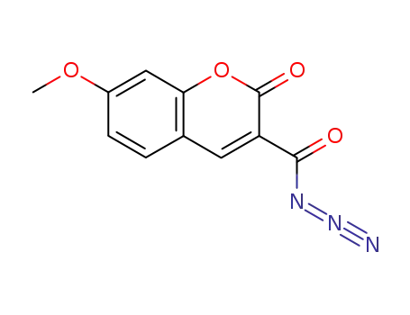 Molecular Structure of 97632-67-2 (7-METHOXYCOUMARIN-3-CARBONYL AZIDE)