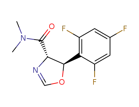 (4S,5R)-5-(2,4,6-trifluorophenyl)-2-oxazoline-4-(N,N-dimethyl)carboxamide