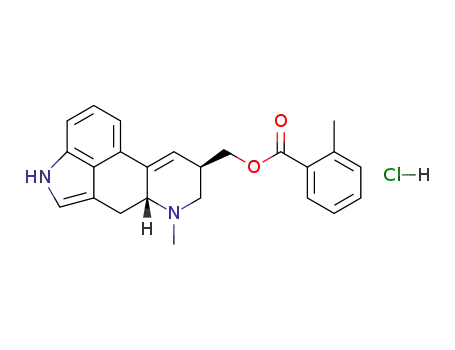 Molecular Structure of 85893-15-8 (O-2-Methylbenzoyl-lysergol-hydrochlorid)