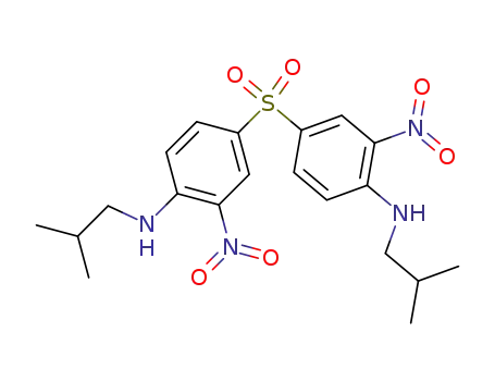 N-(2-methylpropyl)-4-[4-(2-methylpropylamino)-3-nitrophenyl]sulfonyl-2-nitroaniline
