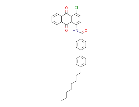 N-(4-chloro-9,10-dioxo-9,10-dihydro-1-anthracenyl)-4'-octyl[1,1'-biphenyl]-4-carboxamide