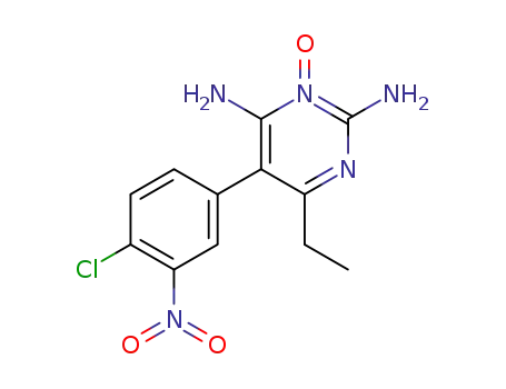 2,4-diamino-5-(4-chloro-3-nitrophenyl)-6-ethylpyrimidine 3-oxide